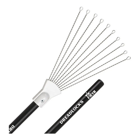 Par Escobillas Para Efectos Dreadlocks Rake Vic Firth Dlks Oscuro