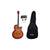 Guitarra Electroacustica Washburn Wa45cepak Paquete Msi Color Cherry Sunburst Orientación De La Mano Diestro