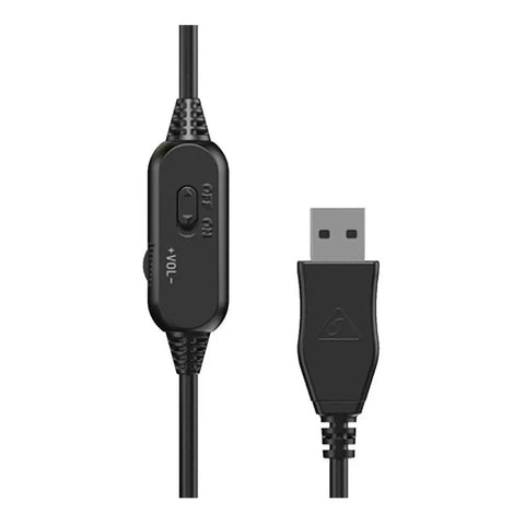 Audifonos Multiproposito C/microfono Usb Behringer Hpm1100u Color Negro