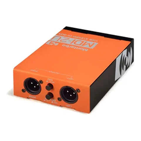 Caja Directa Dual Usb Stereo Di-box Montarbo Mdi-2u