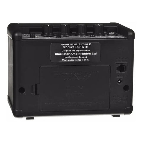 Combo Amplificador Mp3 Análogo P/ Bajo, Blackstar Fly-bass Negro