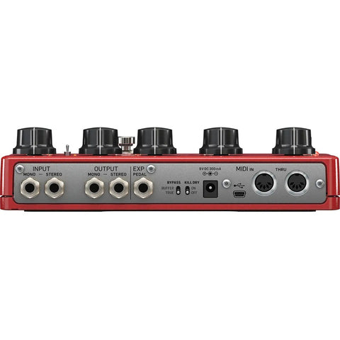 Pedal Para Guitarra Reverb Tc Electronic Hall Of Fame 2 X4 Rojo