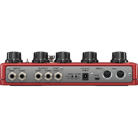 Pedal Para Guitarra Reverb Tc Electronic Hall Of Fame 2 X4 Rojo