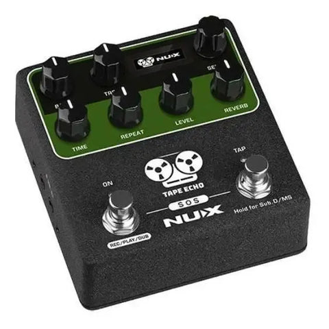 Pedal De Efecto Nux Verdugo Tape Echo Ndd-7 Guitarra Eléctrica Negro