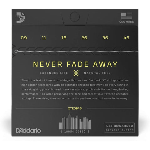 Cuerdas Para Guitarra Eléctrica Xt Nickel Daddarío Xte 0946