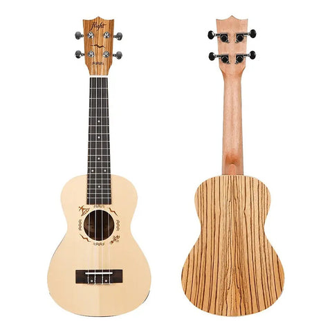 Ukulele Concierto Duc525 Sp/zeb, Flight Duc525 Sp/zeb Color Marrón