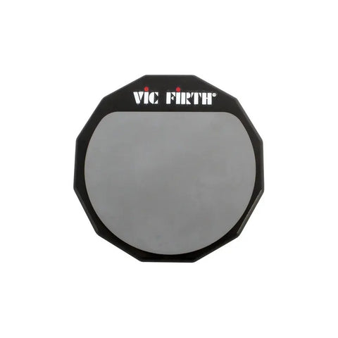 Practicador 6 Pulgadas Para Bat. Vic Firth Pad6 Color Gris Negro