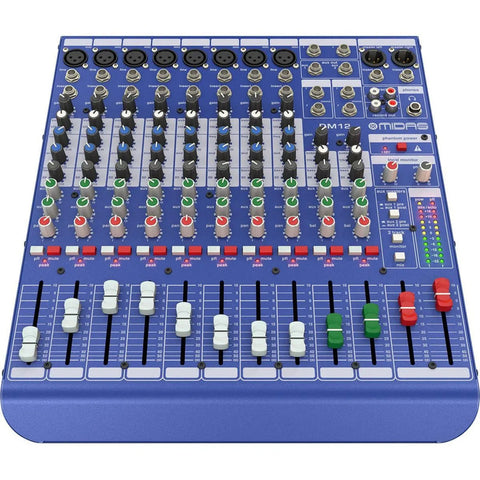 Mezcladora Analoga En Vivo Y Estudio 12 Canales Midas Dm12