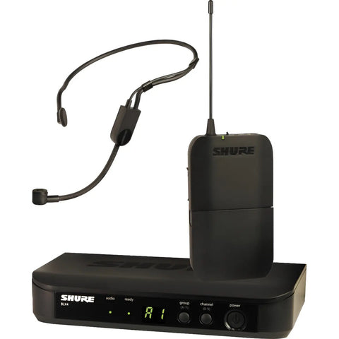 Sistema Inalambrico Orig Micrófono D/diadema Shure Blx14 P31 Negro