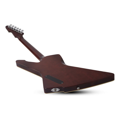 Guitarra Eléctrica Schecter E-1 Custom Vintage Sunburst Diestro Naranja Ébano