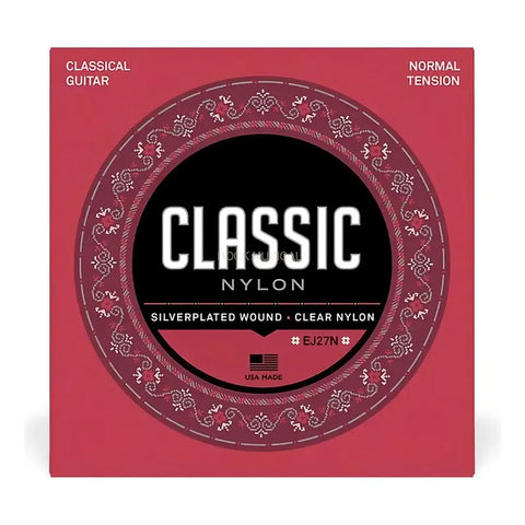 Cuerdas Para Guitarra Acústica Clásica Daddario Nylon Ej27n
