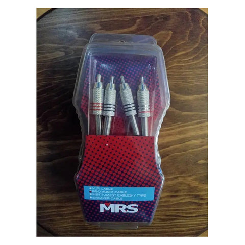 Cable Para Audio Rca A Rca De 6 Metros, Mrs Au044-6m