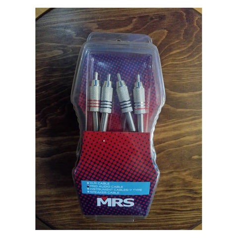 Cable Para Audio Rca A Rca De 6 Metros, Mrs Au044-6m