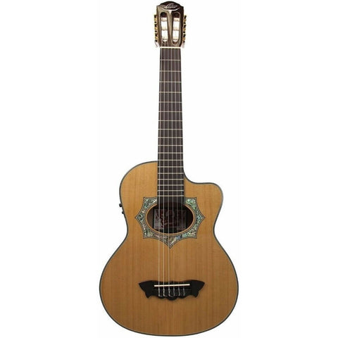 Guitarra Requinto Electroacústica, Oscar Schmidt Oh30sce Natural Derecha