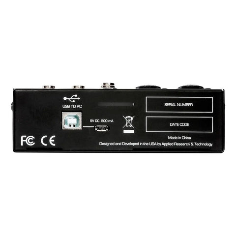 Mezcladora Usb A.r.t. Usb Mix4 4 Canales Conectividad Phantom Power