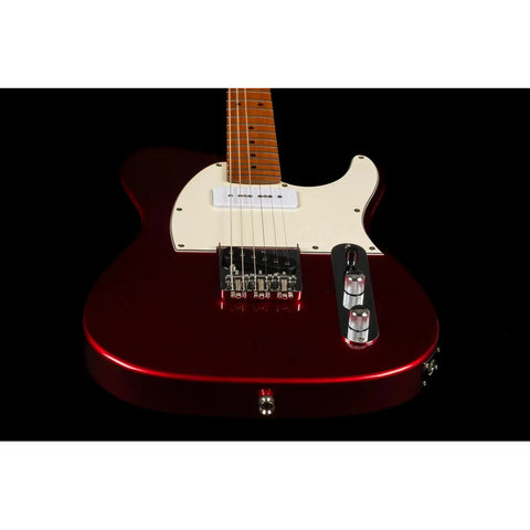 Guitarra Tipo Telecaster Jet Guitars Jet Jt-300 Car P90 Diestro Rojo Maple