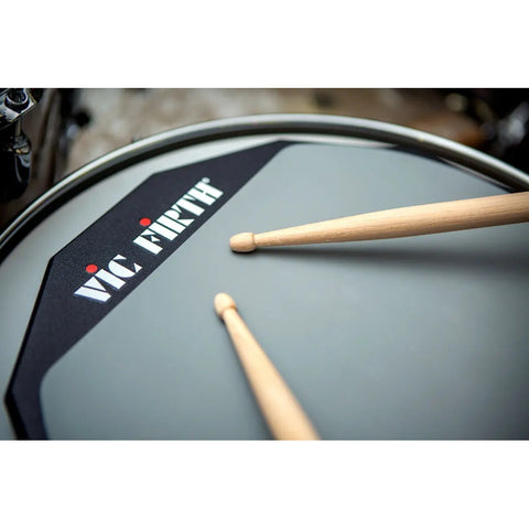 Practicador Para Bateria Vic Firth Pad 12 Ravicpad12 Color Negro Gris