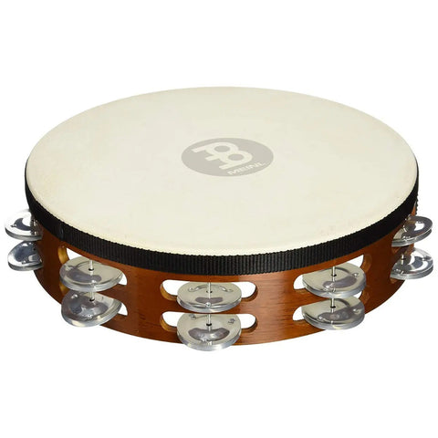 Pandero Parche De Piel Crotalos De Aluminio Meinl Tah2a-ab Café