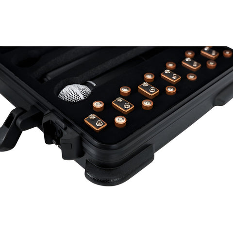 Estuche Para Hasta 6 Micrófonos Gator Gtsa-micw6