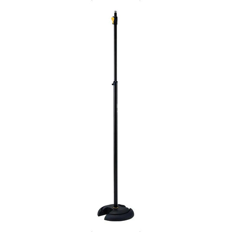 Hercules Ms201b Plus Soporte Stand Para Micrófono Base Tipo H Color Negro