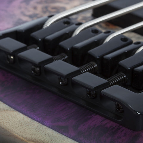 Bajo Eléctrico 5 Cuerdas Schecter Riot-5 Aurora Burst Activo Marrón Diestro