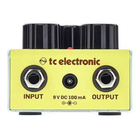 Pedal Chorus Tc Electronic Afterglow Analógico Guitarra Eléctrica Amarillo
