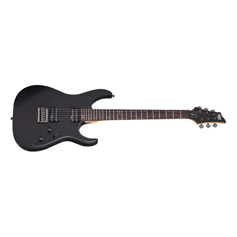Guitarra Eléctrica Negro Satinado, Sgr By Schecter Banshee-6 Diestro Satin Black Palo De Rosa