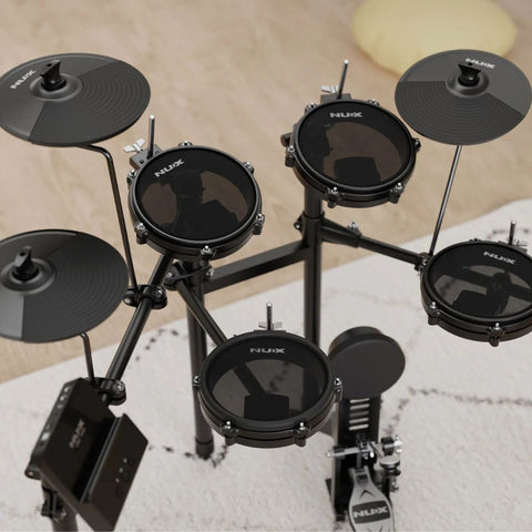 Batería Electrónica Nux Dm-110 Negra, Negro