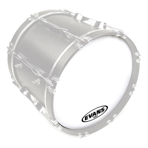 Evans Bd20mx2w Parche Bombo Marcha 20 PuLG Mx2 White 2 Capas