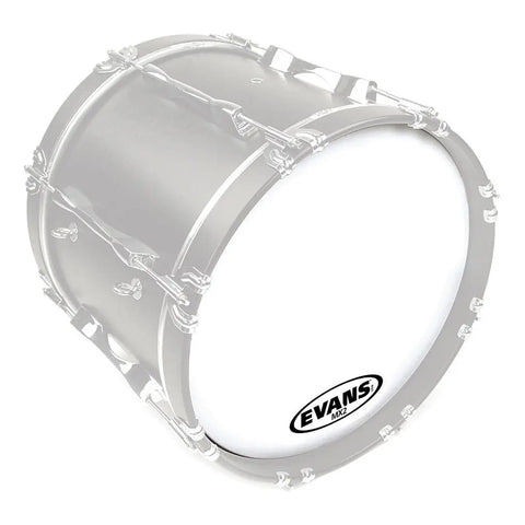 Evans Bd20mx2w Parche Bombo Marcha 20 PuLG Mx2 White 2 Capas