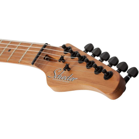 Guitarra Electrica Trans Blue Burst Schecter Pt Pro-maple Diestro Trans Blue Burst