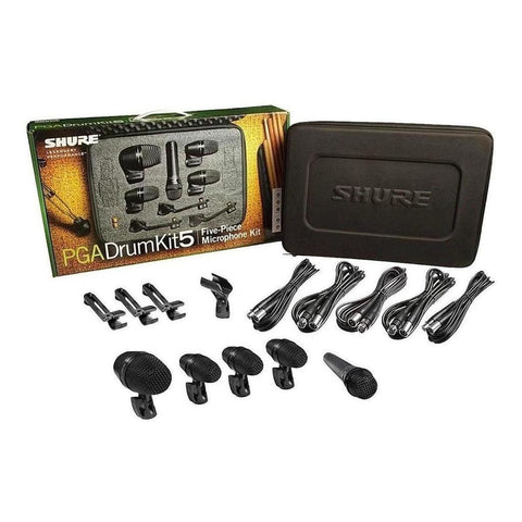 Set De Microfonos Para Bateria Shure Pgadrumkit5