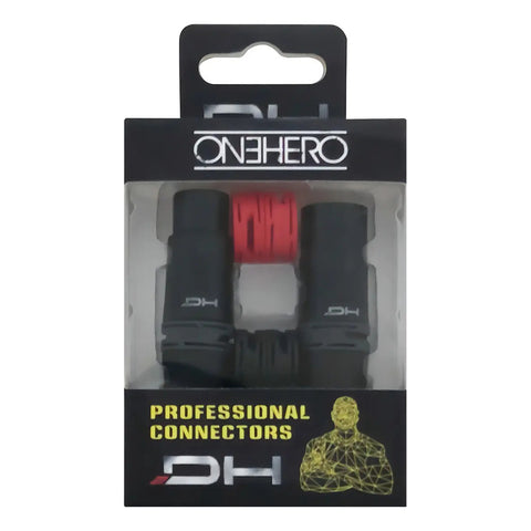 Conectores Xlr Proel 3 Polos Hembra Macho Chapados Oro 2 Unidades Negro