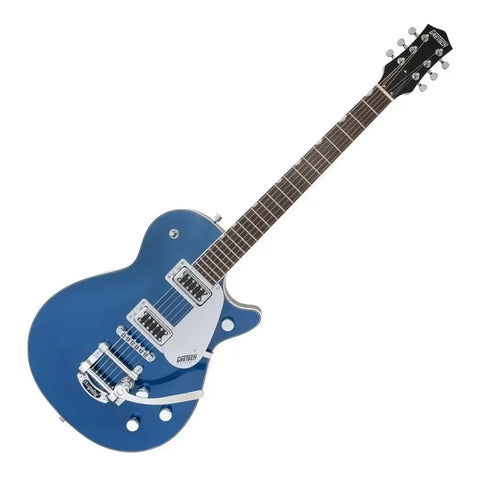 Guitarra Electromatic Jet Ft Single Cut Gretsch G5230t Diestro Aleutian Blue Nogal Negro