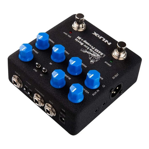 Pedal Para Bajo Preamplificador Caja Di Nux Nbp-5 Negro