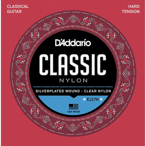 Cuerdas Guitarra Nylon Dura 3 Agudos 3 Graves Daddario Ej27h