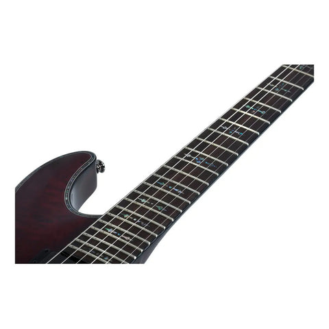 Schecter Hellraiser C-1 Fr Guitarra Eléctrica, Cereza Negra Diestro Rojo Palo De Rosa