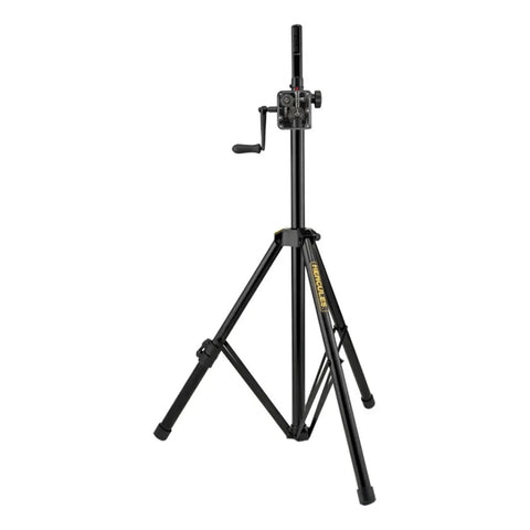 Hercules Ss710b Plus  Tripié Bocina Gear Up Con Nivelador Negro