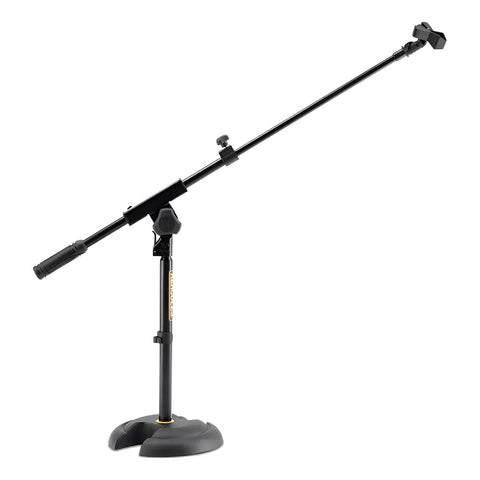 Soporte Bajo Para Micrófono Bombo Ampli Hercules Ms120b Pro Negro