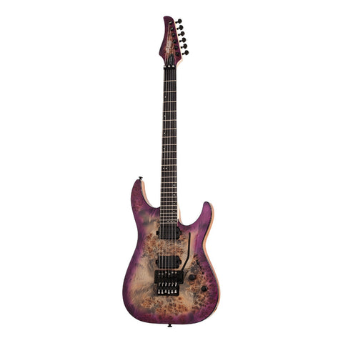 Guitarra Eléctrica Schecter C-6 Pro Fr Aurora Burst Caoba Diapasón Wengué