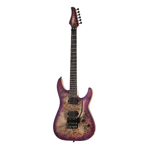 Guitarra Eléctrica Schecter C-6 Pro Fr Aurora Burst Caoba Diapasón Wengué Diestro