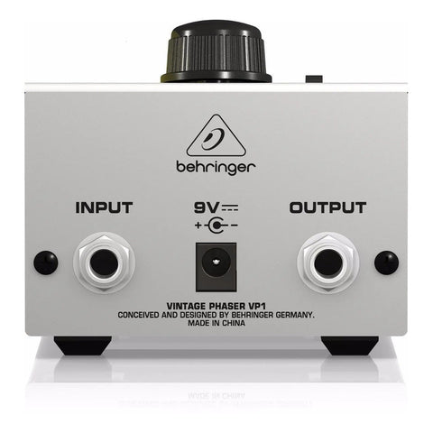 Pedal Phase Shifter Vintag P/ Guitarra, Behringer Vp1 Gris Y Negro