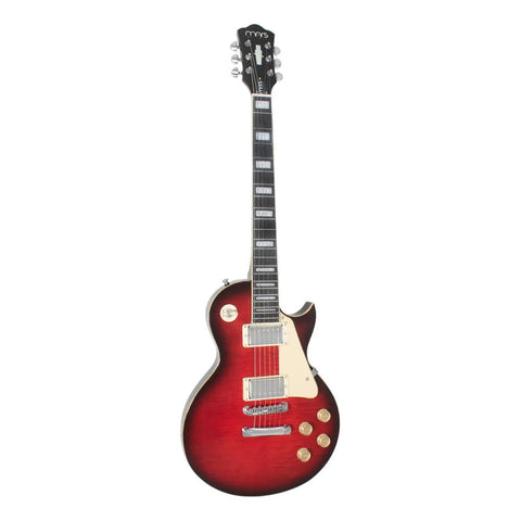 Guitarra Eléctrica Les Paul Mars Lp Standard Satin Red Color Rojo Material Del Diapasón Palisandro Orientación De La Mano Diestro Palo De Rosa