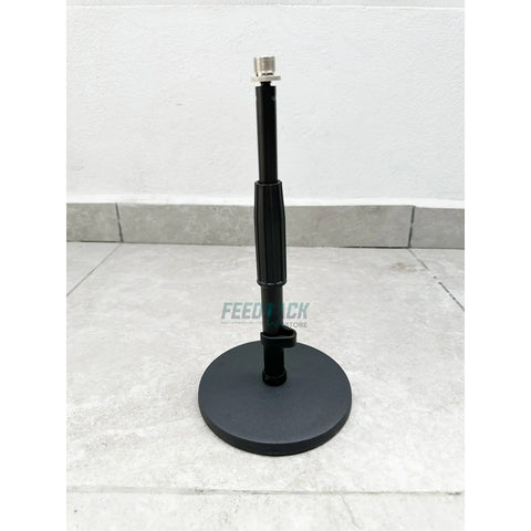 Base Soporte Mesa Microfono Klingt Klt 061 Microphone Stand Negro