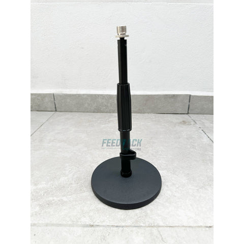 Base Soporte Mesa Microfono Klingt Klt 061 Microphone Stand Negro