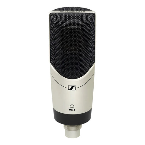 Micrófono Condensador True  P/ Grabación, Sennheiser Mk4 Negro/plata