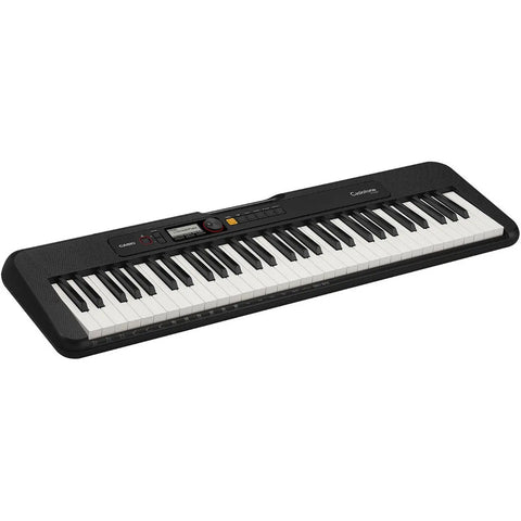 Teclado Portatil 61 Teclas Con Eliminador Casio Ct-s200 Negro