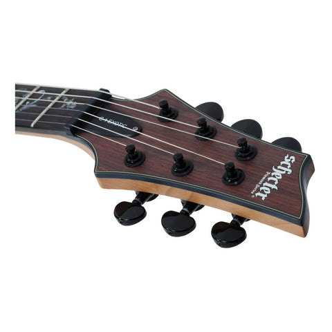 Guitarra Electrica Schecter C-1 Exotic Trem Ebony Diestro Black Cherry Palo De Rosa