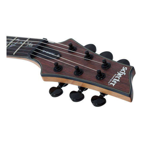 Guitarra Electrica Schecter C-1 Exotic Trem Ebony Diestro Black Cherry Palo De Rosa