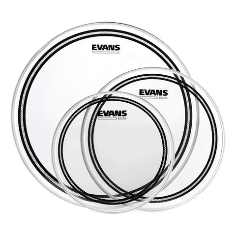 Juego De Parches Para Toms 12/12/16 In Evans Etp-ec2sclr-s